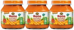 Zdjęcie Holle 3x Danie Dla Niemowląt Marchewka Bio 125g - Prochowice