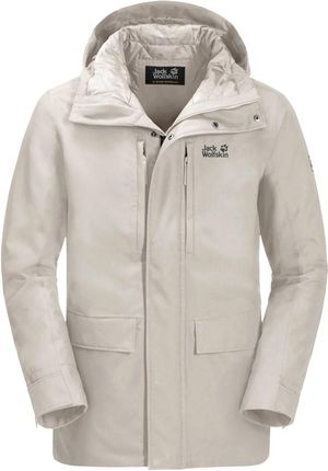 Jack Wolfskin West Coast 2l Jkt W 1110811-5062 : Kolor - Białe, Rozmiar - 3XL