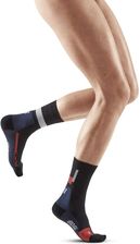 Zdjęcie Cep Skarpety Kompresyjne Damskie Sportowe The Run Limited Krótkie Czarne - Kalisz