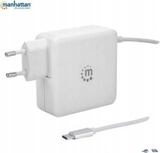 Zdjęcie Manhattan sieciowy Power Delivery 230V Usb-c 60W Usb-a 5V biały - Warszawa