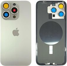 Elgar Klapka Plecki Tył Iphone 15 Pro Max Tytan Titanium Z Ramką Folia Hydrożel