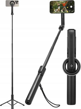 Spigen Selfie Stick Magsafe Tripod Longer Version Black