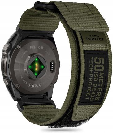 Tech-Protect Scout Pro Garmin Fenix 5 / 6 7 8 (47 Mm) E Military Green