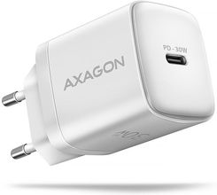 Axagon Acu-Pd30W Ładowarka Sieciowa Pd 30W, 1X Port Usb-C, Pd3.0/Qc3.0/Afc/Fcp/Apple Biała