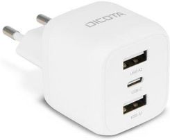 Dicota Ładowarka Gan 32W 2Xusb-A 1Xusb-C Biała