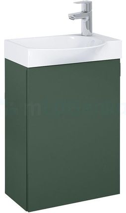 Roca Ravell zestaw łazienkowy 45 cm umywalka z szafką zielony mat A852448534