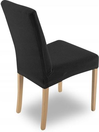 Pokrowiec na krzesło kratka 35x55x30 czarny wodoodporny D91