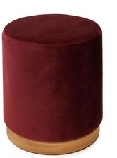 Zdjęcie Homla Puf Wood bordowy 38x42 cm - Płoty