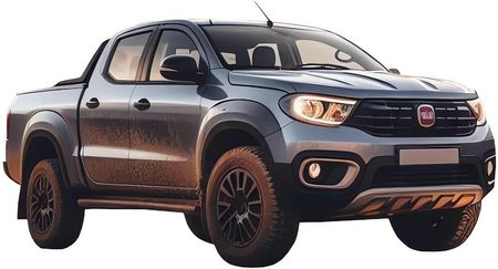 Erkul Relingi Dachowe Fiat Fullback 2015-19 Mitsubishi L200 2016-2023 Srebrne - zdjęcie 3
