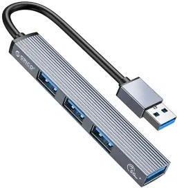 Orico AH-A13-GY-EP-HW 5Gbps 1xUSB-A 3.1 3xUSB-A 2.0 Aluminiowy (AHA13GYEPHW)