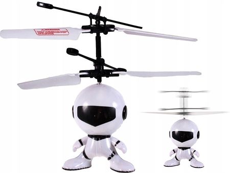 Stator Latający Kosmita Ufo Robot Dron Śmigłowiec Sterowany Ręką Pilot Zabawka - zdjęcie 4