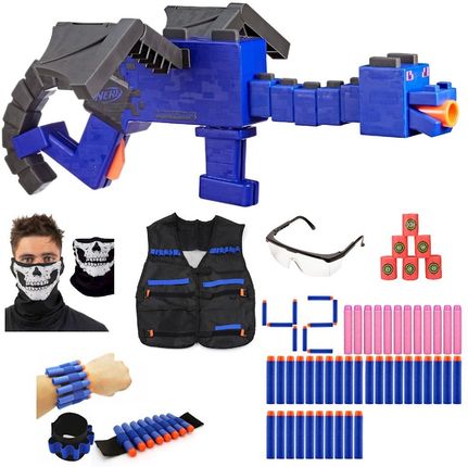 Nerf Minecraft Ender Dragon F7912 + Kamizelka Cele Bandana Okulary Opaska 30 Strzałek