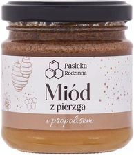 Pasieka Rodzinna Miód Z Pierzgą I Propolisem 240g