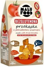 Zdjęcie Malu Food Przekąska Z Suszonymi Pomidorami Bez Cukru Bezglutenowe Wegańskie 100g - Buk