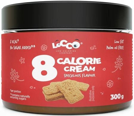 Locco Krem Ciasteczka Korzenne Bez Cukru 300g 8 Calorie Speculoos - zdjęcie 2