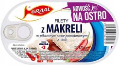 Graal Filet Z Makreli W Pikatnym Sosie Pomidorowym Chilli 170g