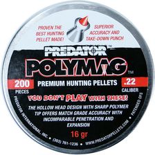 Zdjęcie Predator Śrut Do Wiatrówek Polymag 1,037 Grama Kal. 5,5Mm 200szt. - Iłża