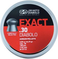 Zdjęcie Jsb Śrut Do Wiatrówek Exact 2,9 Grama Kal. 7,62Mm 150szt. - Bisztynek