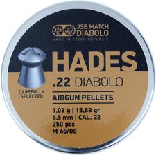 Zdjęcie Jsb Śrut Do Wiatrówek Hades Kal. 5,5Mm 1,03 Grama 250szt. - Kielce