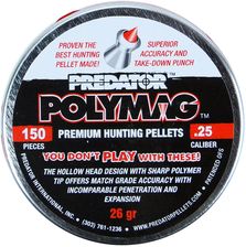 Zdjęcie Predator Śrut Do Wiatrówek Polymag 1,68 Grama Kal. 6,35Mm 150szt. - Trzcińsko-Zdrój