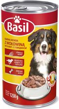 Basil Karma Mokra Dla Psa Z Wołowiną Puszka 1250g