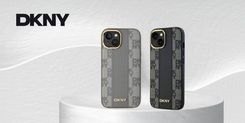 Dkny Dkhmp15Mpcpvsle Iphone 15 Plus 6 7 Beżowy Beige Hardcase Leather Checkered Mono Pattern Magsafe
