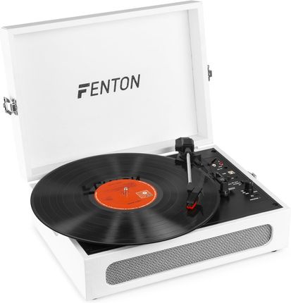 Gramofon w walizce RP118F z wejściem/wyjściem BT Fenton beżowy