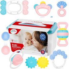 Zdjęcie Zestaw grzechotek gryzaków grzechotka gryzak kolorowa sensoryczna zestaw - Złotów