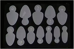 Zdjęcie Excellent Pro Formy Silikonowe Do Frencha Dual Form Combo Oval Short A - Strzelno