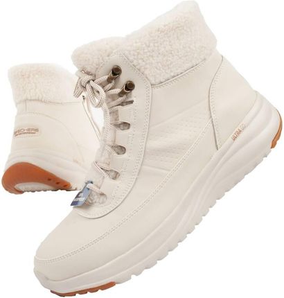 Buty damskie zimowe Skechers [144756/NAT] wodoodporne