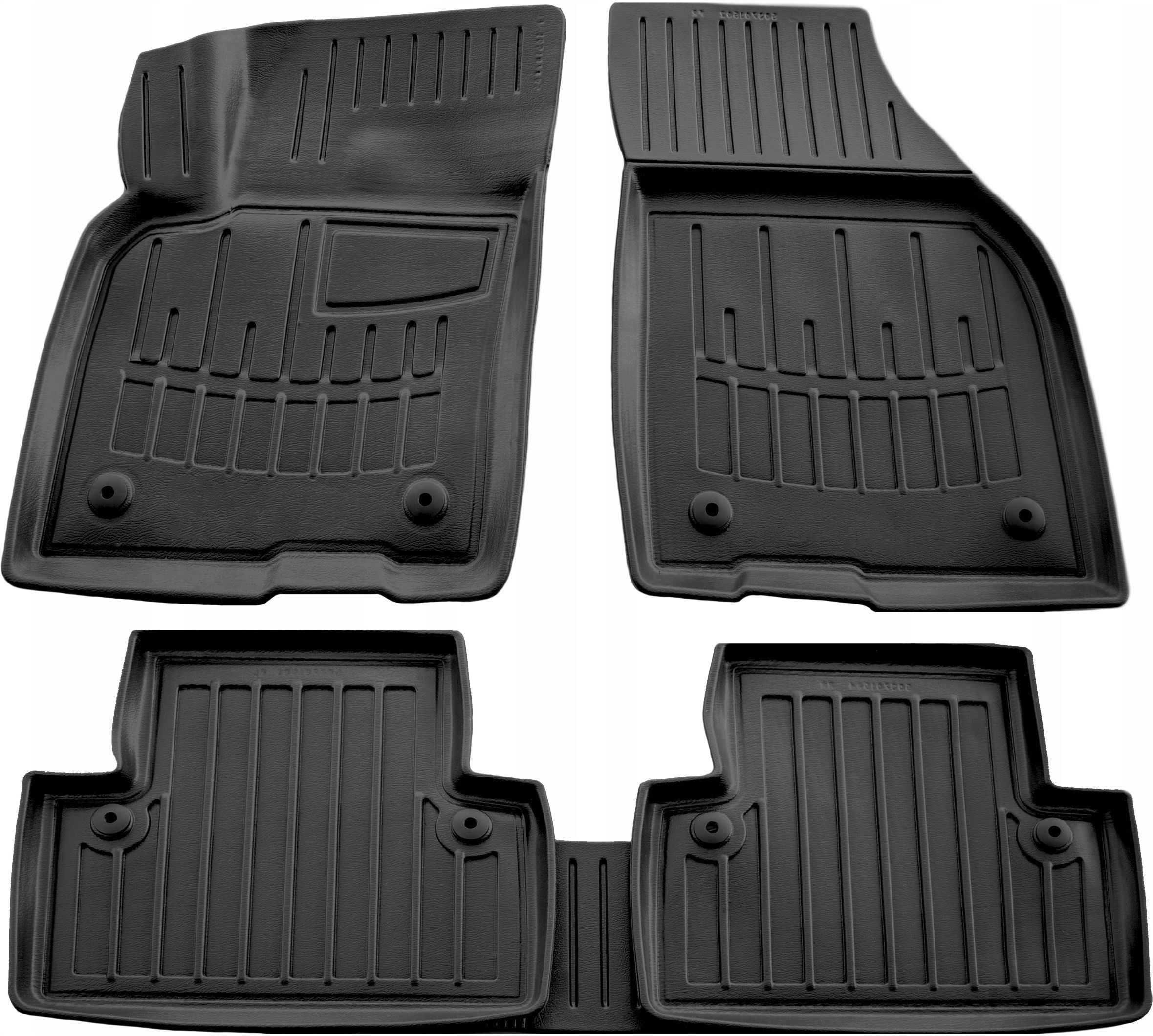 Set tappeti su misura in gomma - compatibile per Bmw X3 (G01) (08/17>08