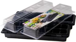 Zdjęcie Vefi Miniszklarenki 47X16cm Z 18 Doniczkami I Przykryciem - Nowe