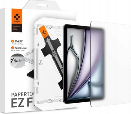 Spigen Matowe Szkło Hartowane Na Ekran 9H Do Ipad Air 11 2024 Jak Papier