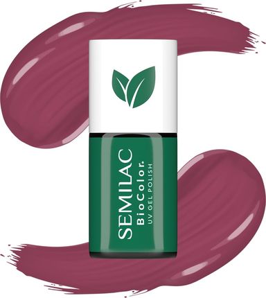 Semilac Biocolor Lakier Hybrydowy 718 Natural Cyclamen 7Ml