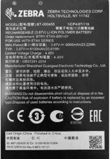 Zdjęcie Zebra Zapasowa bateria 3.87V, 6100mAh, 23.61Wh dla tabletów 8" ET40/45 ( BTRY-ET4X-8IN1-01 ) - Alwernia