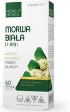 Zdjęcie Medica Herbs Morwa Biała (1-DNJ) - 60 kapsułek - Małomice