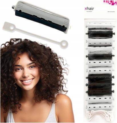 Xhair Grube Wałki Do Włosów Do Trwałej Ondulacji Kręcenia Loków Duże 16mm