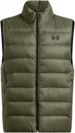 Męski bezrękawnik puchowy pikowany Under Armour Legend Down Vest - oliwkowy/khaki