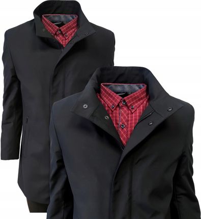 KURTKA MĘSKA JESIENNA ZANARDI K05/22 CZARNA 3XL