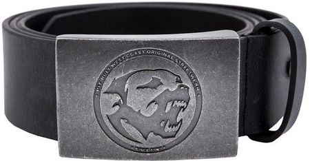 Pasek Skórzany Pit Bull Bones Black