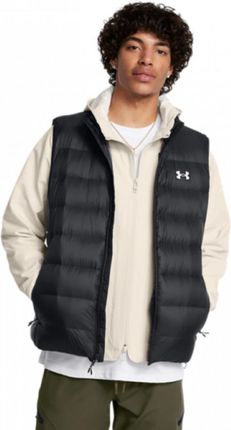 Męski bezrękawnik puchowy pikowany Under Armour Legend Down Vest - czarny