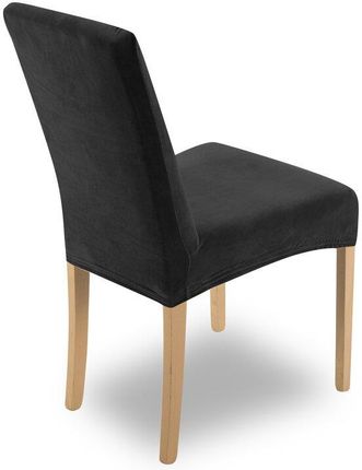 Pokrowiec Na Krzesło Welwetowy 35X55X30 Czarny Wodoodporny D91