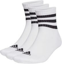 Zdjęcie Adidas Skarpety adidas 3-Stripes Cushioned Sportswear Mid-Cut Socks 3P białe HT3456 - Limanowa