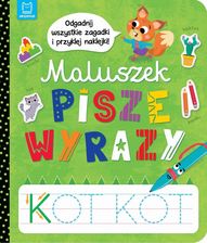 Zdjęcie Maluszek pisze wyrazy. Odgadnij zagadki i przyklej naklejki - Mielec