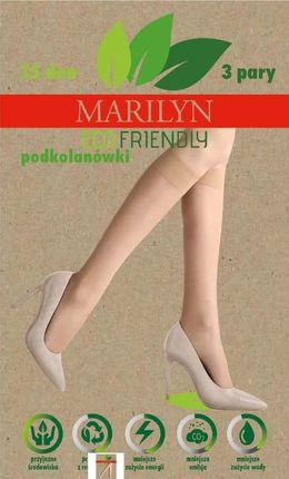PODKOLANÓWKI MARILYN ECO 3 PARY (kolor visone, rozmiar uniwersalny)