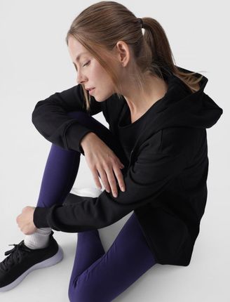 Damskie legginsy dzianinowe 4F 4FWMM00TTIGF195 granatowe - zdjęcie 5