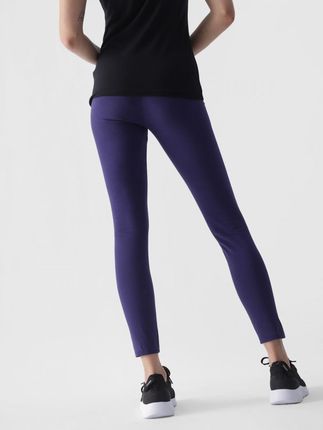 Damskie legginsy dzianinowe 4F 4FWMM00TTIGF195 granatowe - zdjęcie 3