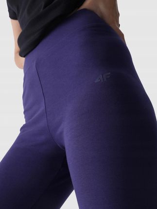 Damskie legginsy dzianinowe 4F 4FWMM00TTIGF195 granatowe - zdjęcie 4