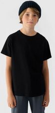 Zdjęcie Chłopięcy t-shirt basic 4F 4FJWMM00TTSHM2330 - czarny - Krosno