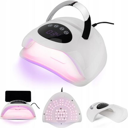 Allepaznokcie Lampa Do Paznokci Dual Led Uv Manicure Do Hybryd Akrylożeli X17 Max 258W